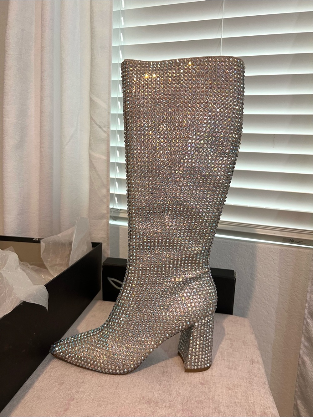 Betsey Johnson Farah Rhinestone Boot